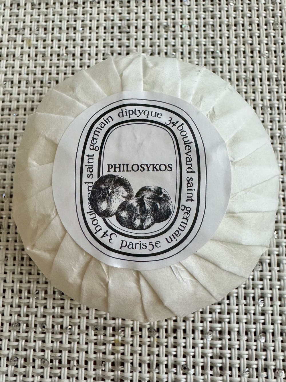 Diptyque Philosykos Soap Made In Italy 1.58 oz, 45 grams NEW